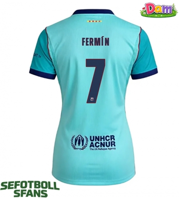 Barcelona Fermin Lopez #7 Tredje Tröja Kvinnor 2026-27 Kortärmad